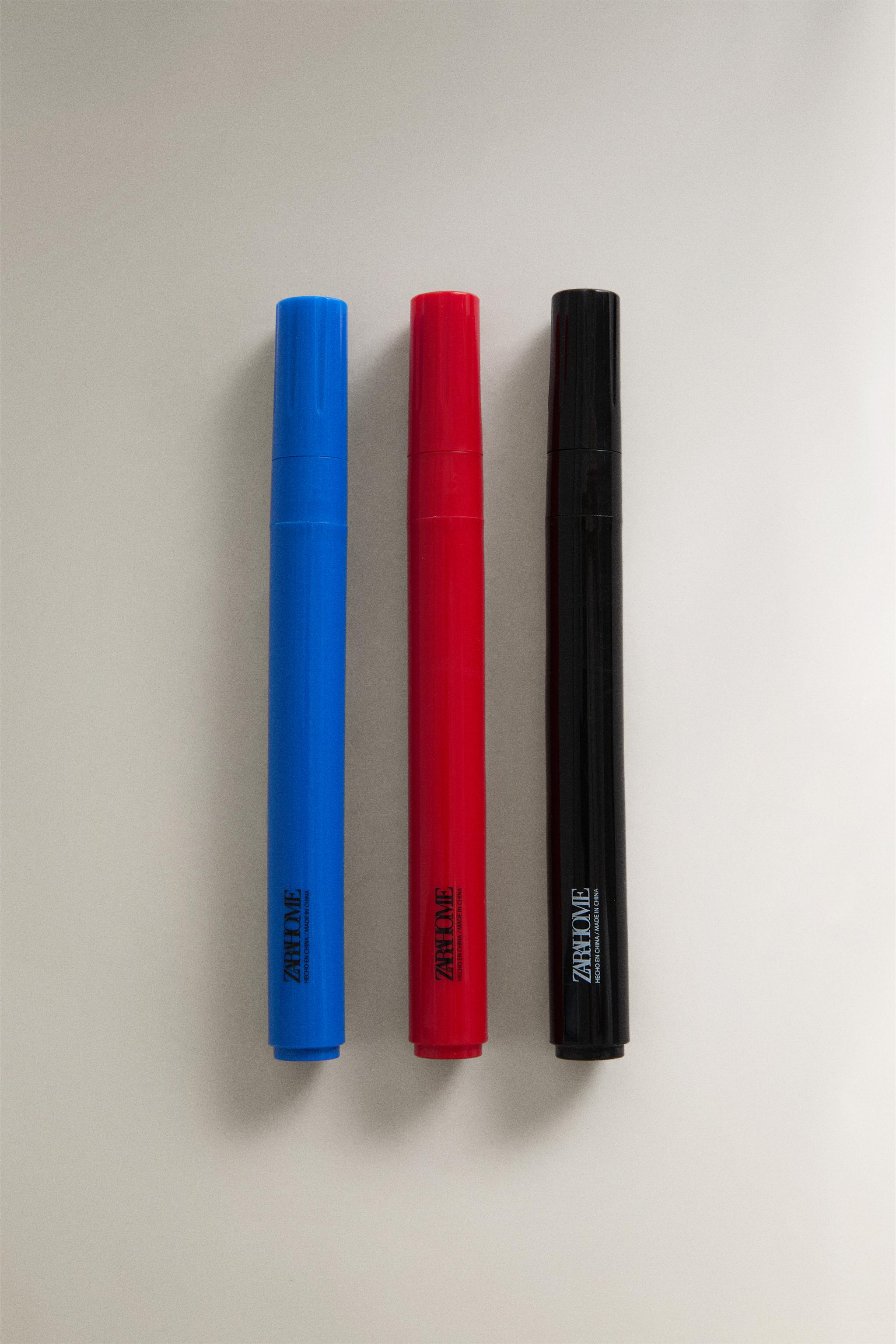 MARQUEURS EFFAÇABLES (LOT DE 3)